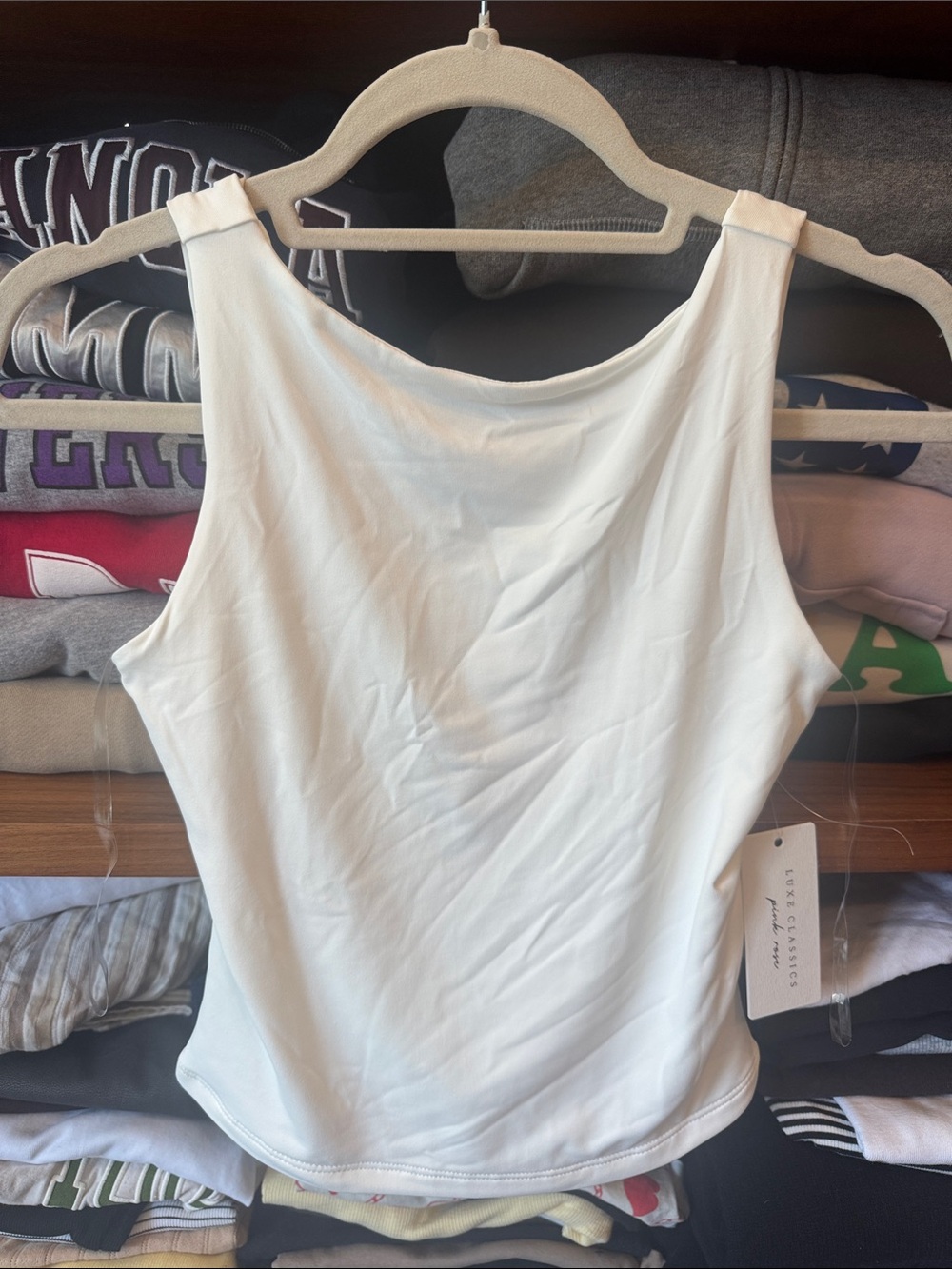 Women's White Tank Top - Classic Sleeveless Shell